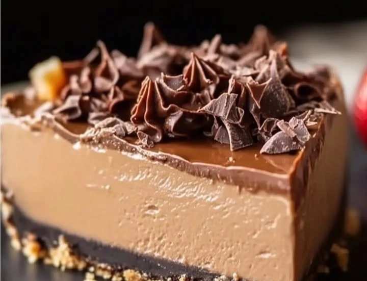 No-Bake Chocolate Peanut Butter Cheesecake