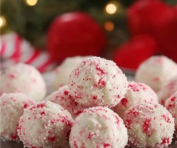 Peppermint Crunch Balls