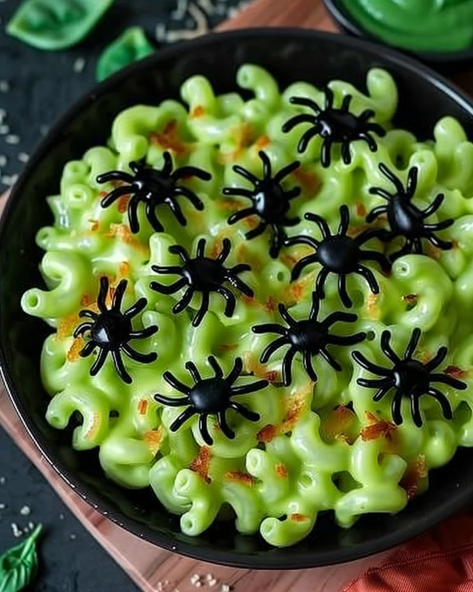 Monster Mac and Cheese 2 Bowl of cheesy Monster Mac and Cheese topped with breadcrumbs and herbs