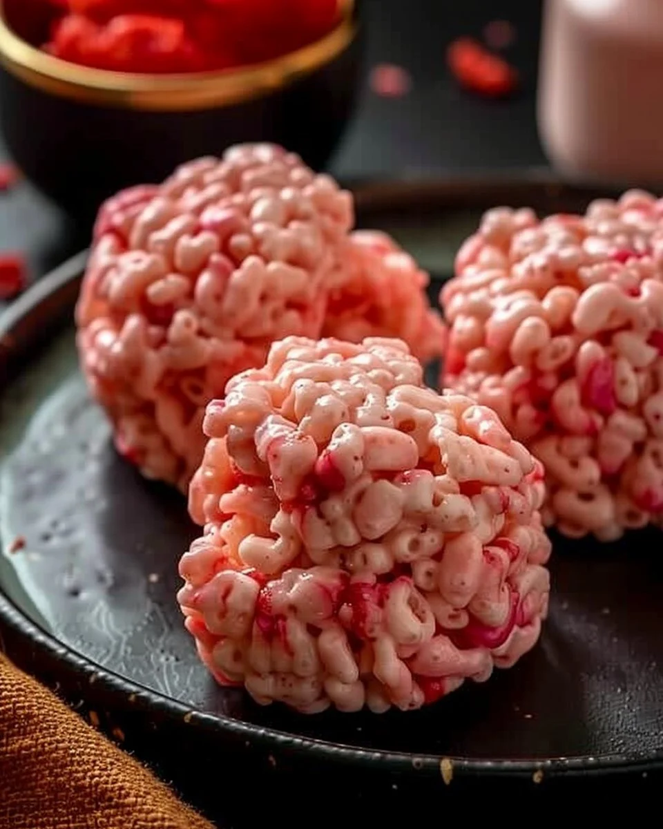Rice Krispies Brains 2 Delicious Rice Krispies brains for Halloween treats