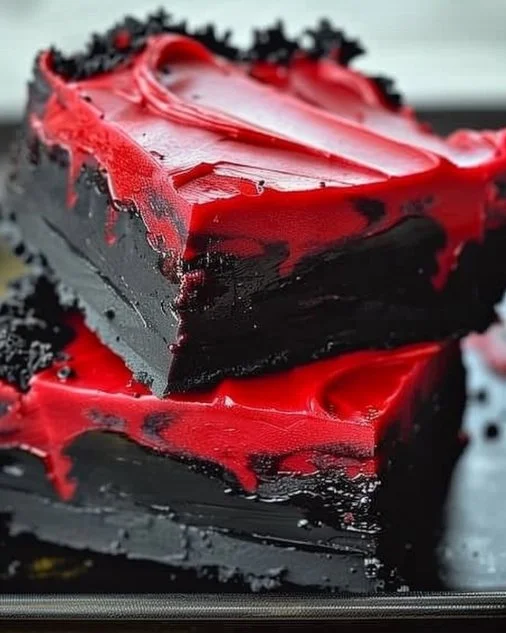 Vampire Fudge 2 Delicious Vampire Fudge treats perfect for Halloween celebrations