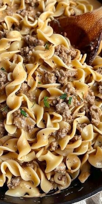 Ground Beef Stroganoff