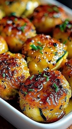 Baked Zucchini Fritters