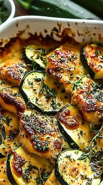 Easy Chicken Zucchini Bake 4 Easy Chicken Zucchini Bake