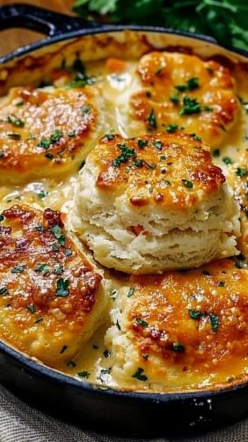 Red Lobster Biscuit Chicken Pot Pie