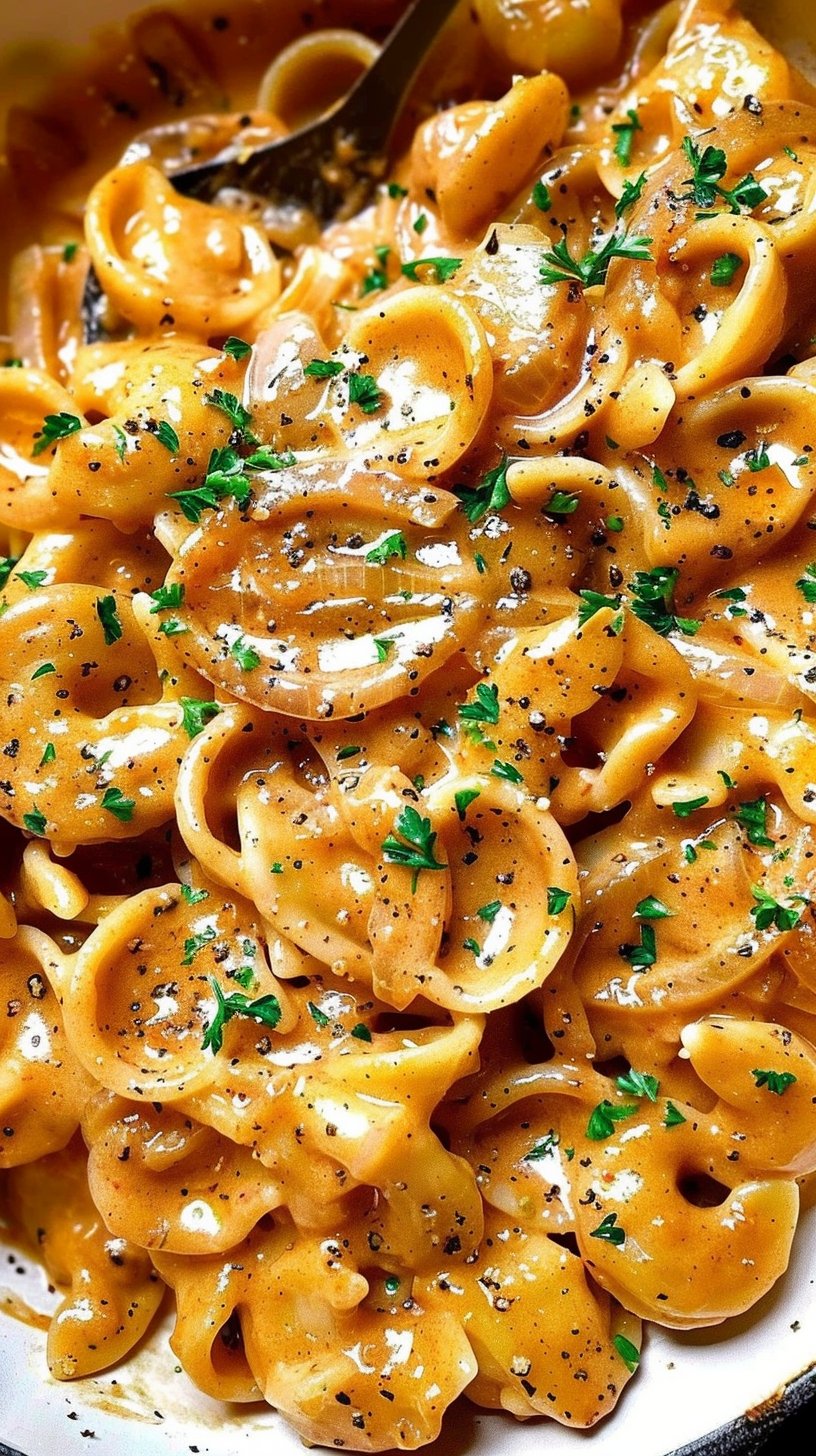 Easy French Onion Pasta