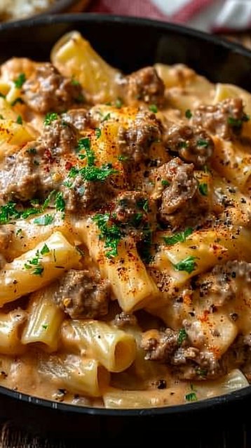 High Protein Creamy Beef Pasta Recipe for Quick Weeknight Dinners