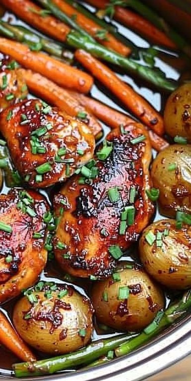 Honey Garlic Chicken in the Crockpot