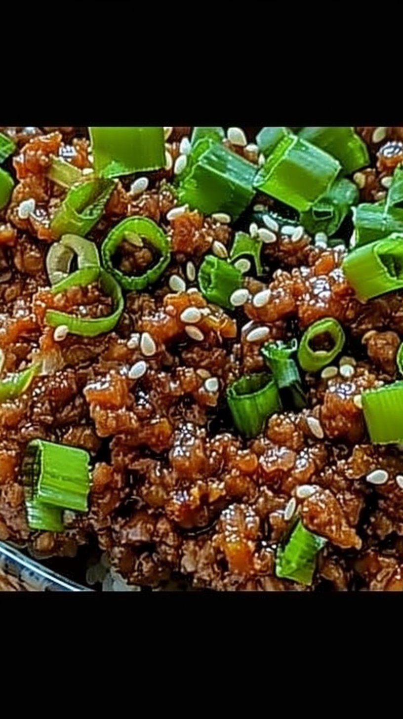 Korean Ground Beef Bowl