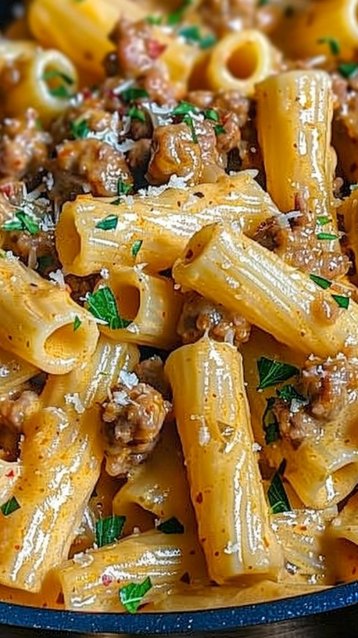 Creamy Italian Sausage Rigatoni 4 Creamy Italian Sausage Rigatoni