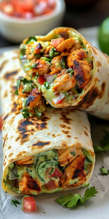 Chipotle Ranch Grilled Chicken Burrito 4 Chipotle Ranch Grilled Chicken Burrito