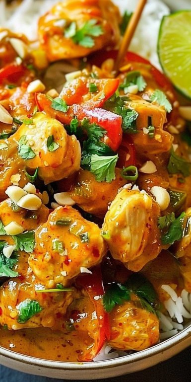 Crockpot Chicken Satay 4 Crockpot Chicken Satay