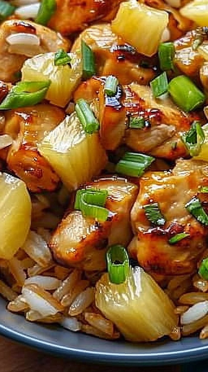 Pineapple Chicken and Rice 4 Pineapple Chicken and Rice