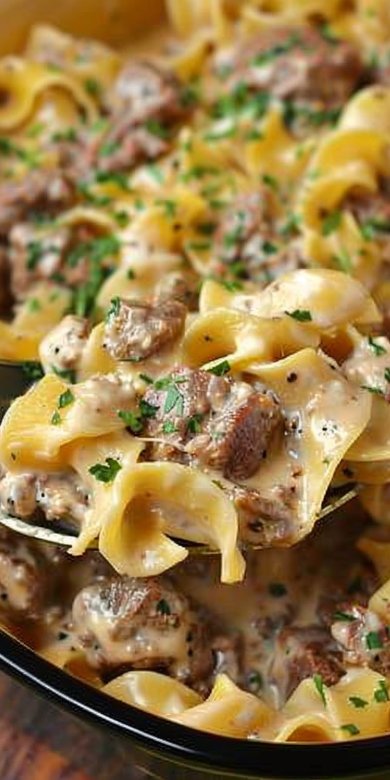 Instant Pot Beef Stroganoff