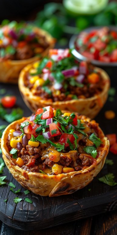 Easy Taco Cups 4 Easy Taco Cups