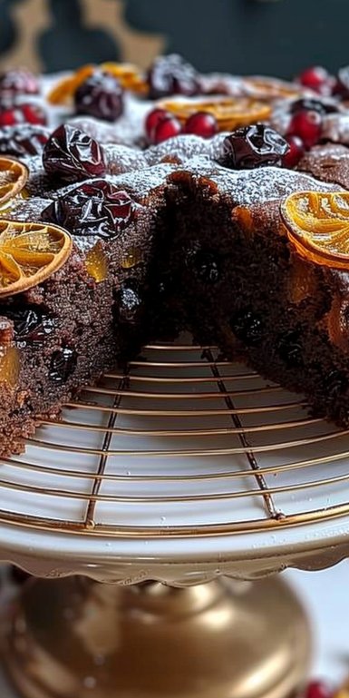 Fluffy Christmas Fruit Cake 4 Fluffy Christmas Fruit Cake