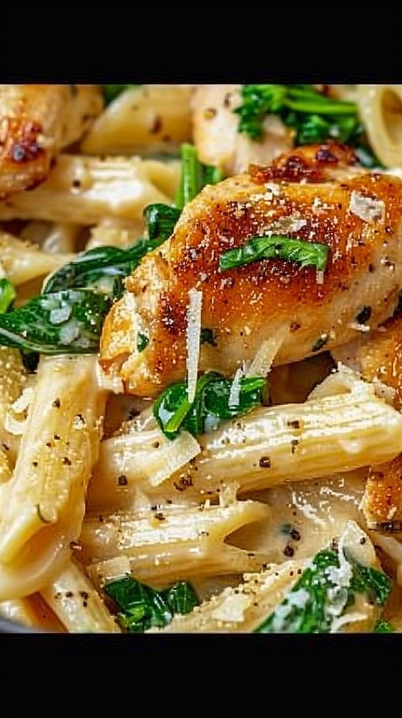 Creamy Garlic Parmesan Chicken Pasta 4 Creamy Garlic Parmesan Chicken Pasta