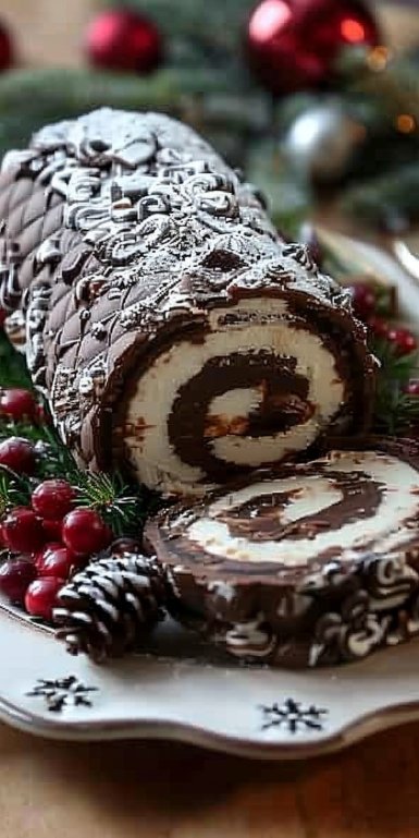 Chocolate Yule Log