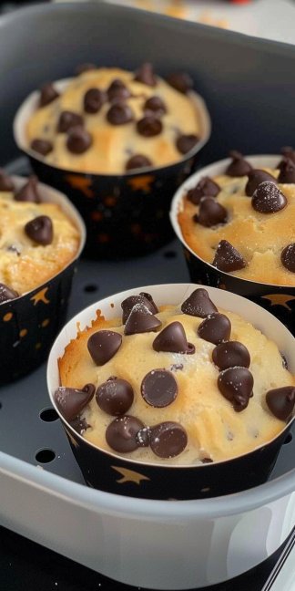 Muffins in the Air Fryer 4 Muffins in the Air Fryer