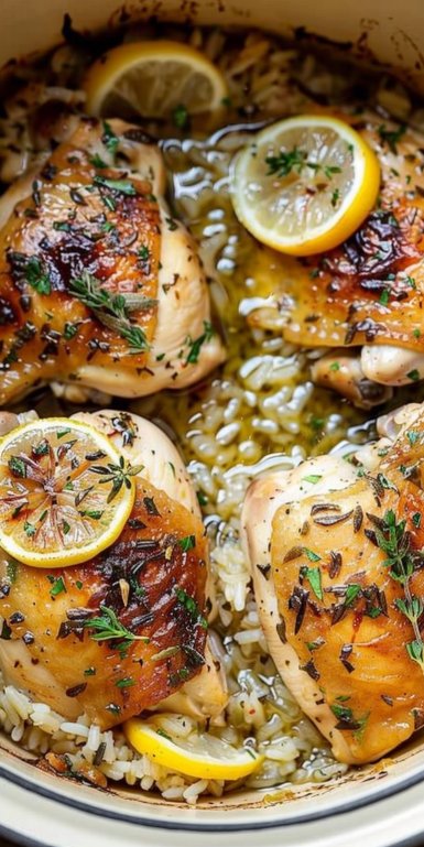 Slow Cooker Lemon Herb Chicken 4 Slow Cooker Lemon Herb Chicken