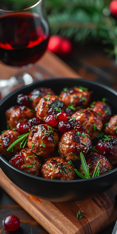 Christmas Cranberry Meatballs 4 Christmas Cranberry Meatballs