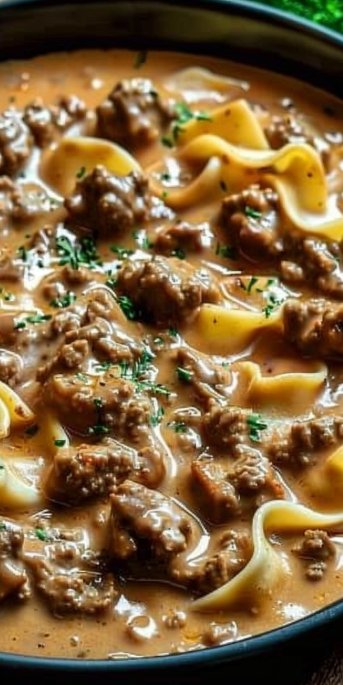 Easy Ground Beef Stroganoff