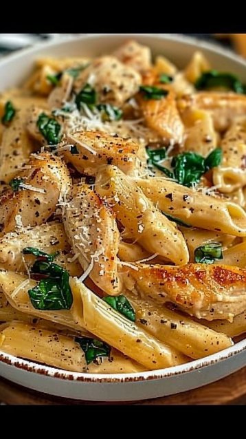 Creamy Garlic Parmesan Chicken Pasta