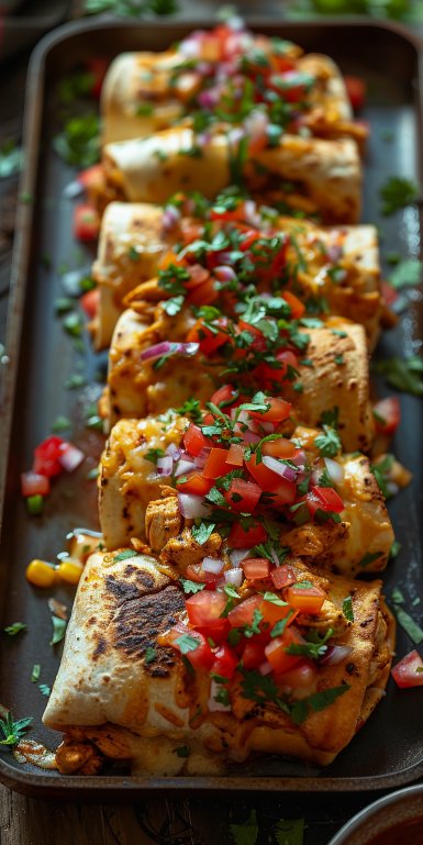 Chicken Chimichangas 4 Chicken Chimichangas