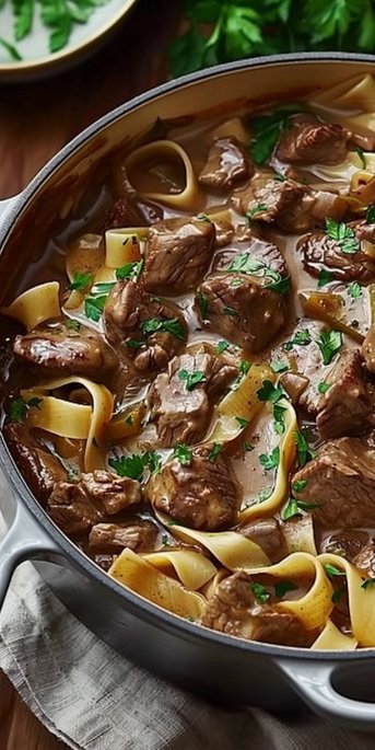Dutch Oven Beef Stroganoff 4 Dutch Oven Beef Stroganoff