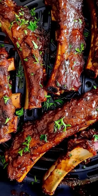 Crispy Air Fryer Ribs Without Barbecue Sauce