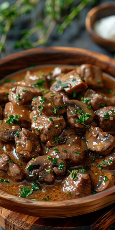 Easy Beef Stroganoff