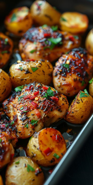 Crockpot Garlic Parmesan Chicken and Potatoes 4 Crockpot Garlic Parmesan Chicken and Potatoes