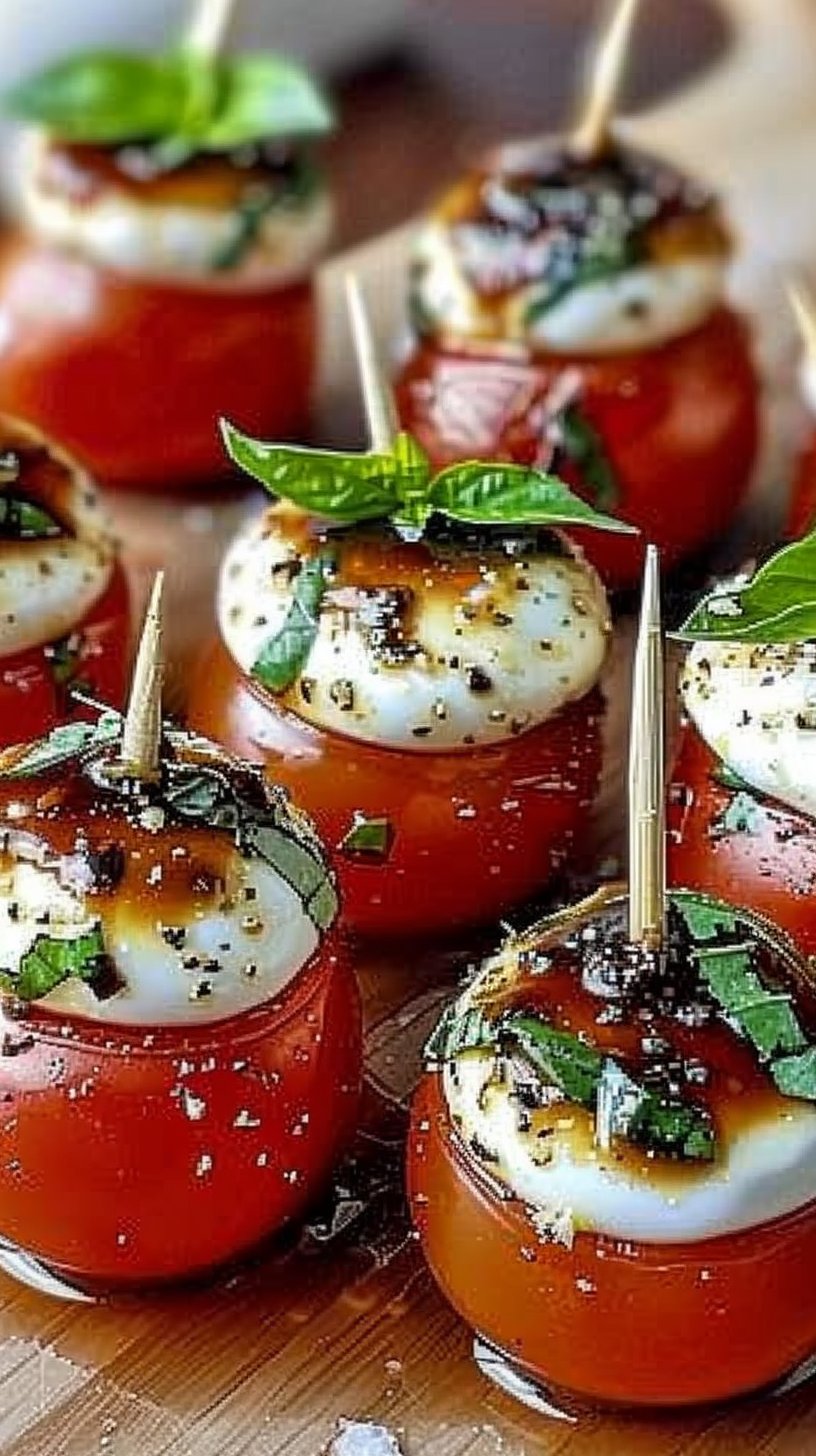 Mini Caprese Bites 4 Mini Caprese Bites