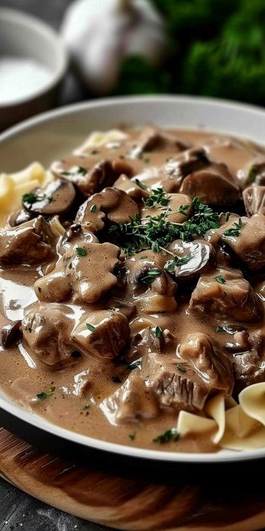 Creamy Old Fashioned Beef Stroganoff for Cozy Nights