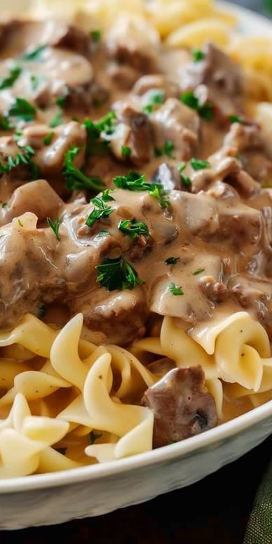 Easy Beef Stroganoff