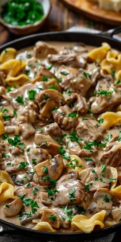 Beef Stroganoff Casserole