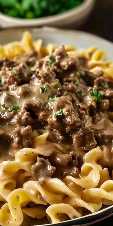 Savory Ground Beef Stroganoff: Easy Comfort Food Delight