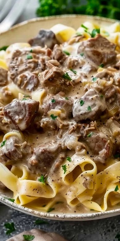 Simple Beef Stroganoff That's Delicious and Comforting