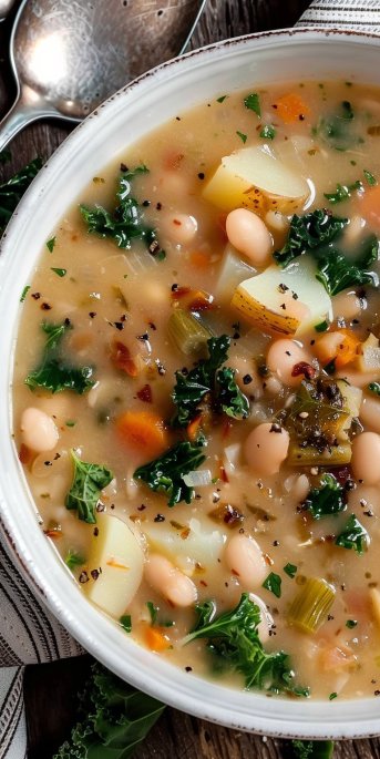 Creamy Potato & Hamburger Soup Recipe