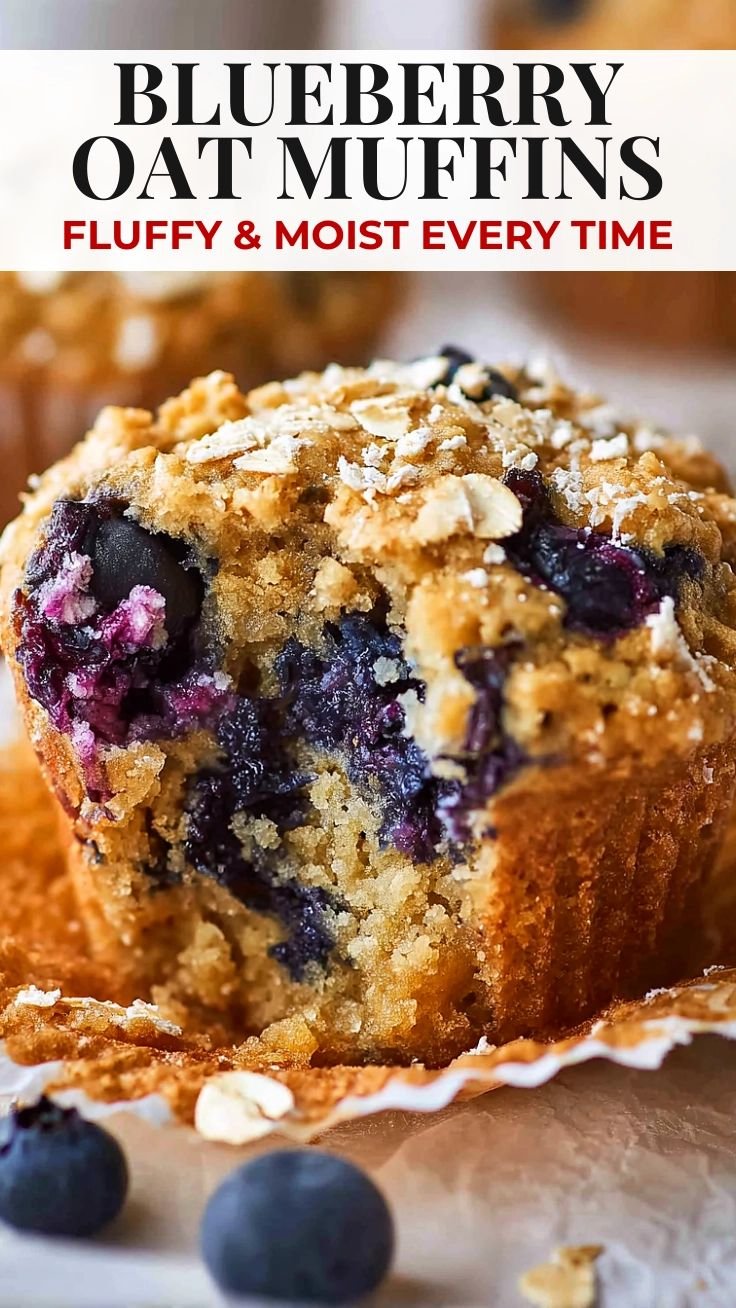 Quick Blueberry Oatmeal Muffins 5 Quick Blueberry Oatmeal Muffins