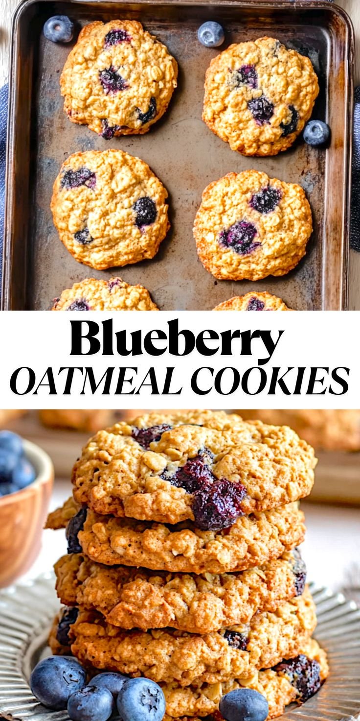 Blueberry Oatmeal Cookies