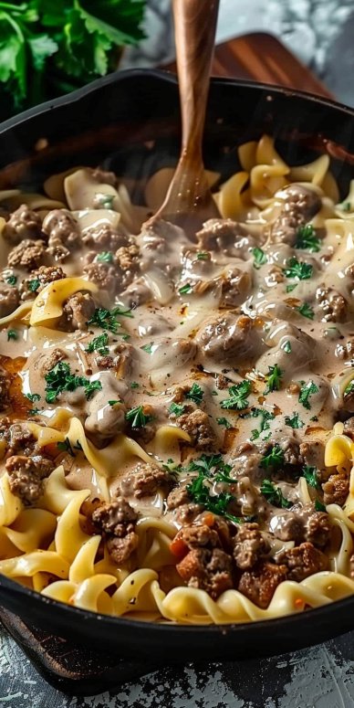The Best Hamburger Stroganoff Recipe