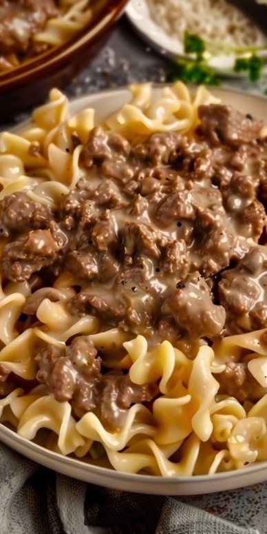 Ground Beef Stroganoff Recipe