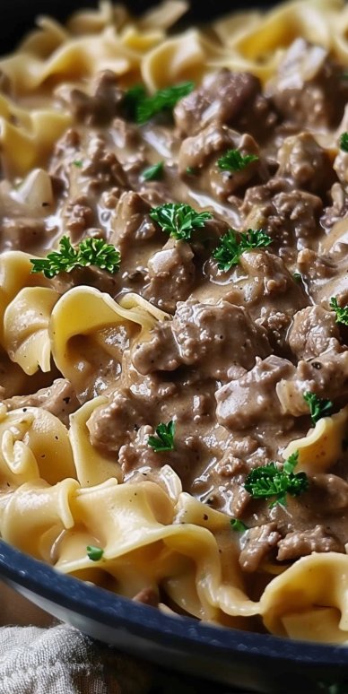 Easy Ground Beef Stroganoff Recipe - Quick Comfort Meal
