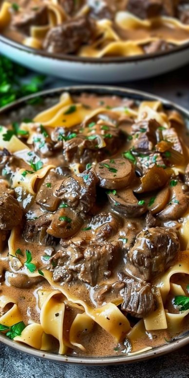 Easy Beef Stroganoff