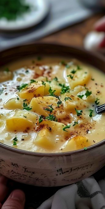 Simple Old-Fashioned Potato Soup