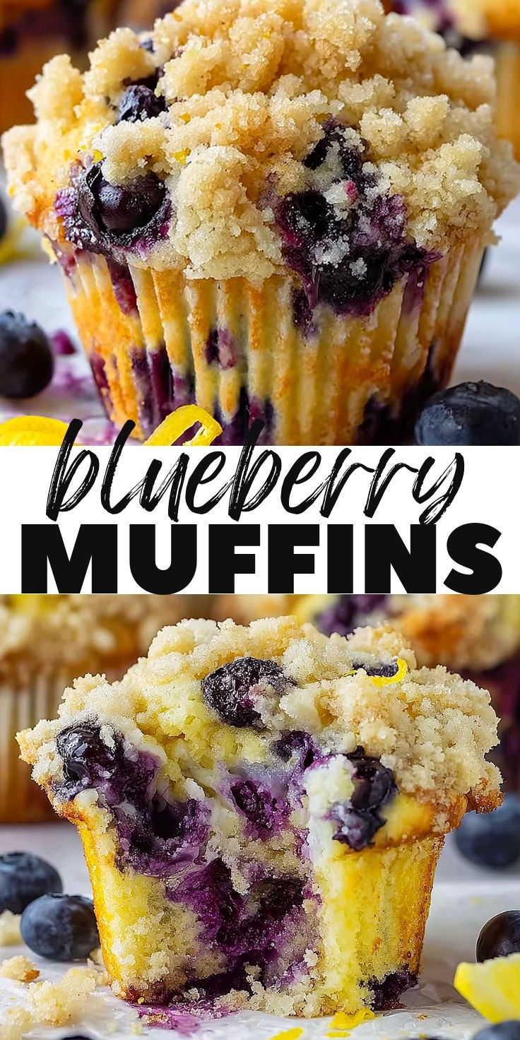 Zesty Lemon Berry Muffins
