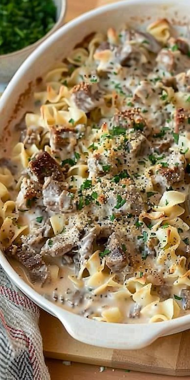 Beef Stroganoff Casserole