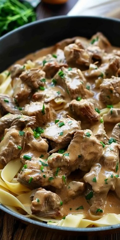 Beef Stroganoff
