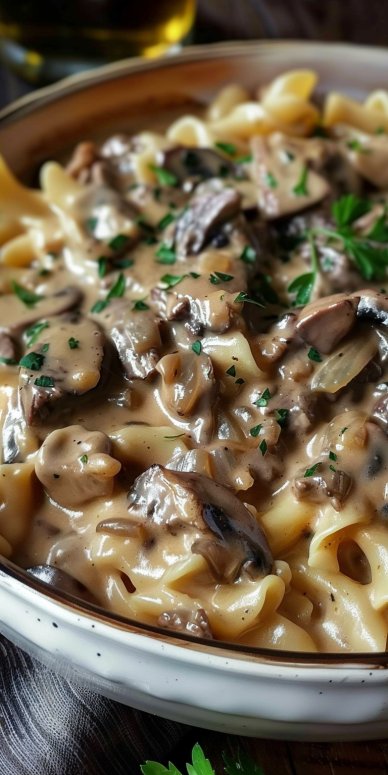 Beef Stroganoff Casserole